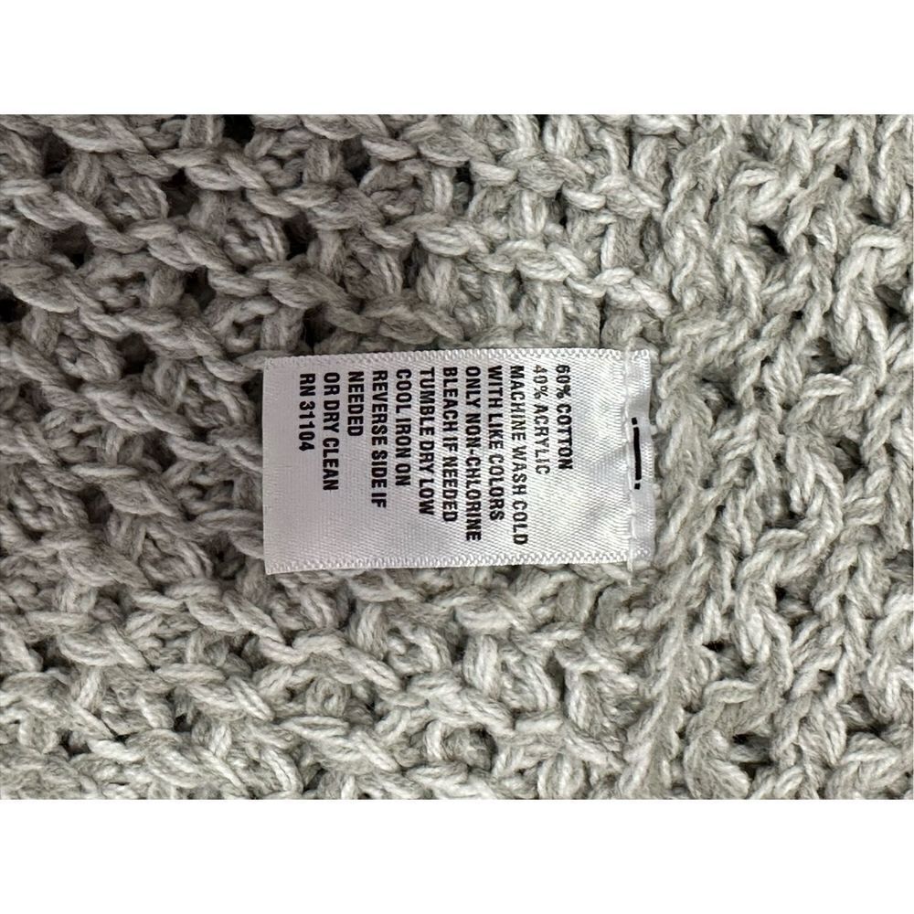 Open weave knit poncho - Picture 6 of 7